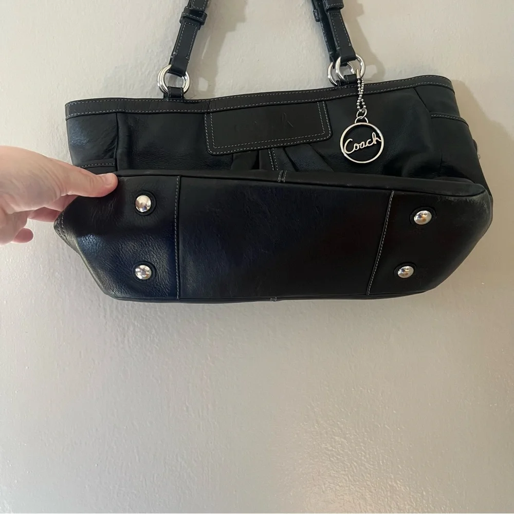 Coach Pleated Gallery East West Tote - Picture 6 of 12